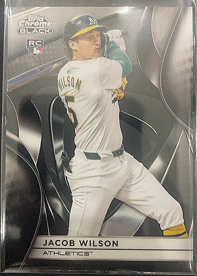 2025 Topps Chrome Black #62 Jacob Wilson RC — front