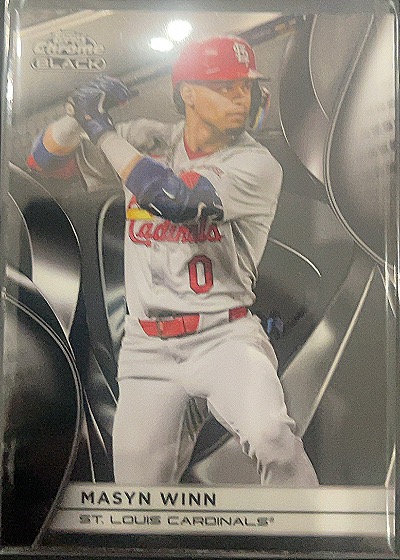 2025 Topps Chrome Black #115 Masyn Winn — front