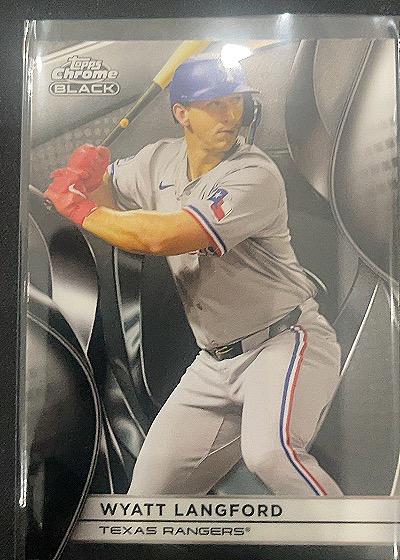 2025 Topps Chrome Black #83 Wyatt Langford — front