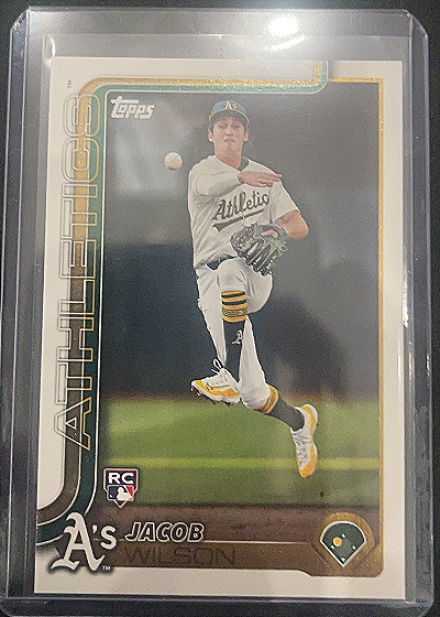 2025 Topps Series 1 #314 Jacob Wilson Rookie Card — front