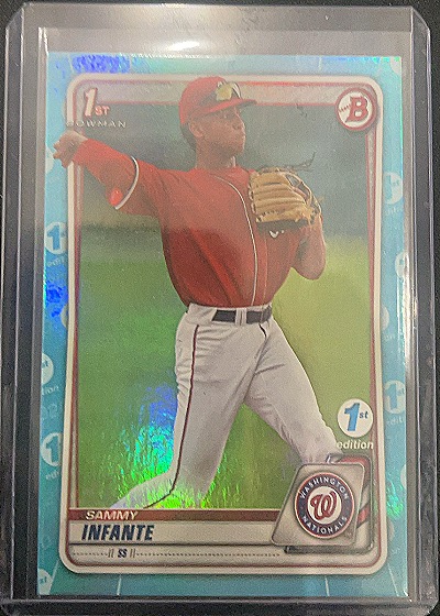 2020 Bowman Draft 1st Edition #BD-48 Sammy Infante — front