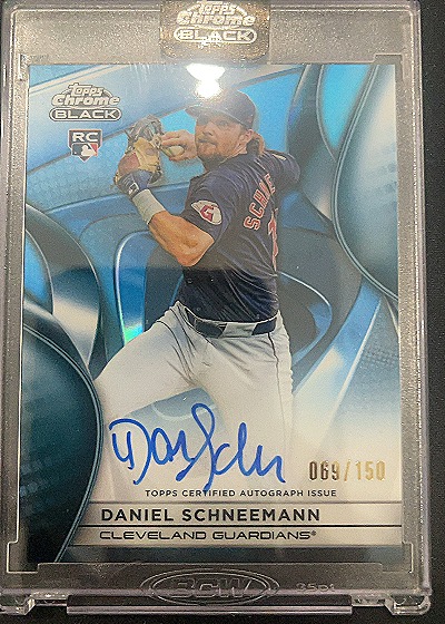2025 Topps Chrome Black Daniel Schneemann Rookie Autograph #CBA-DSC — front