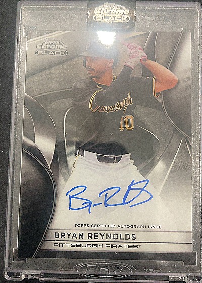 2025 Topps Chrome Black Bryan Reynolds Autograph — front