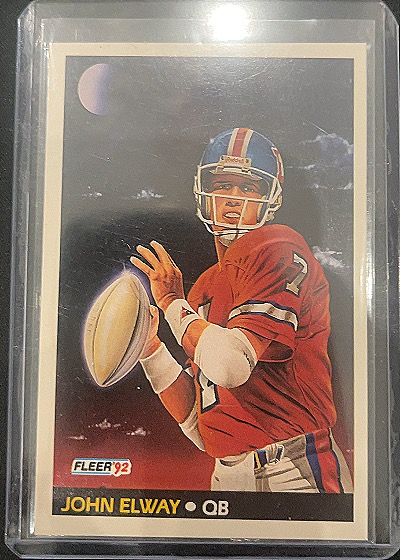 1992 Fleer #471 John Elway — front
