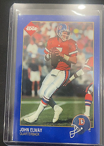 1992 Collector's Edge Promos #TS1 John Elway — front