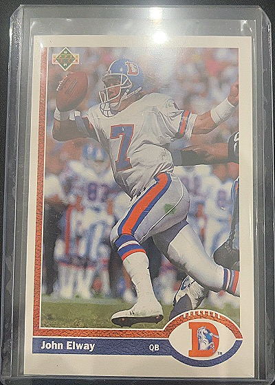 1991 Upper Deck #124 John Elway — front