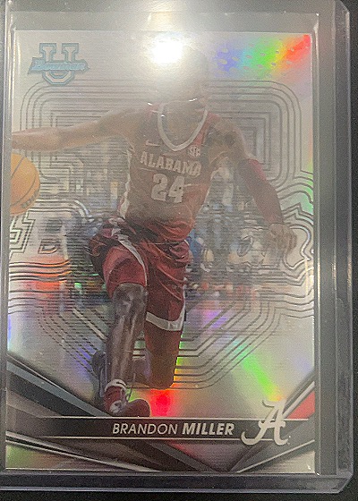 2022-23 Bowman's Best University #10 Brandon Miller — front