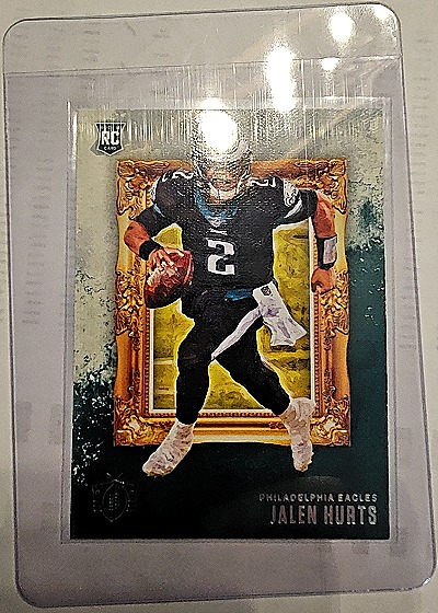 2020 Panini Chronicles Gridiron Kings #GK-5 Jalen Hurts Rookie Card — front