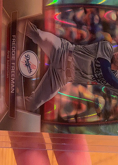 2022 Topps Series 1 #1 Freddie Freeman — front