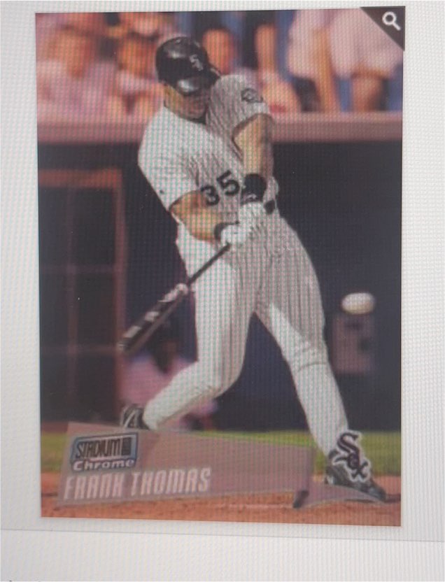 2000 Stadium Club Chrome #187 Frank Thomas — front