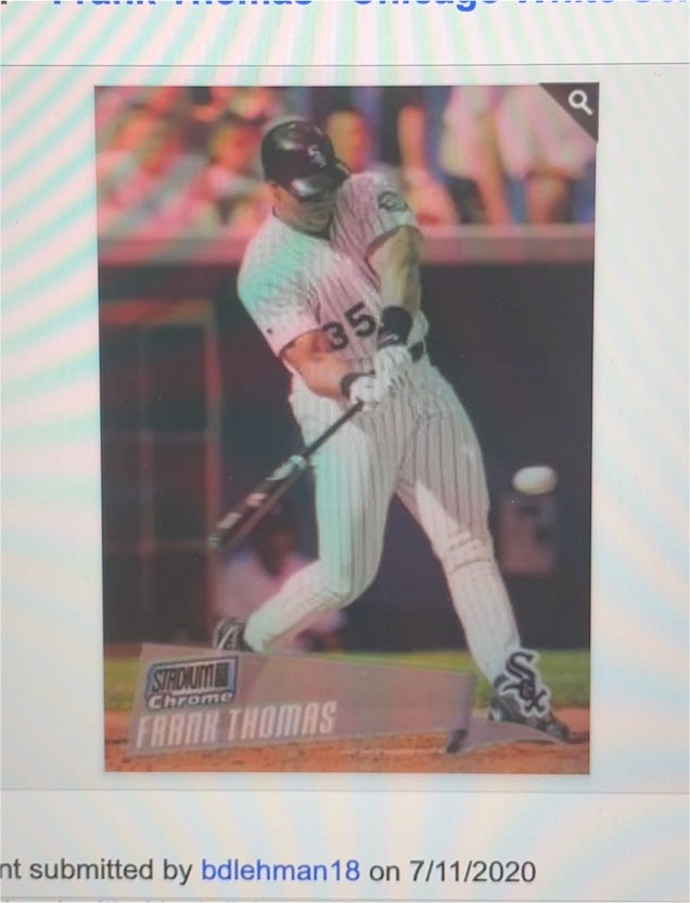 2000 Topps Stadium Club Chrome #187 Frank Thomas — front