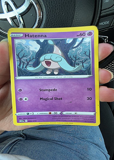 2024 Pokémon McDonald's Promo #005/015 Hatenna — front