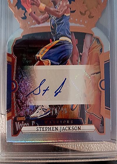2023 Panini Crown Royale Stephen Jackson Autograph Die-Cut — front