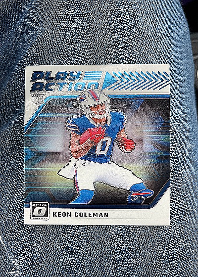 2024 Panini Donruss Optic Play Action #5 Keon Coleman — front