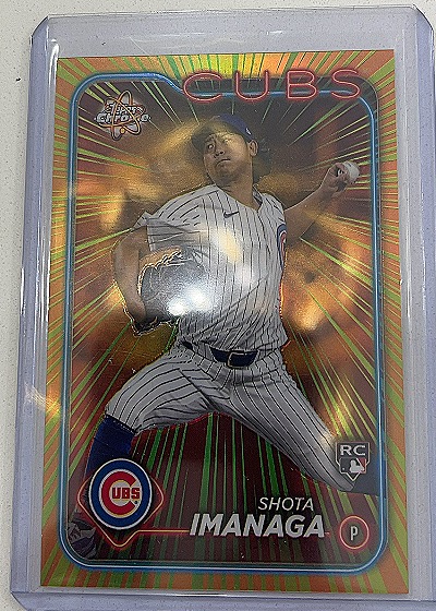 2024 Topps Chrome Radiating Rookies #RR-24 Shota Imanaga — front