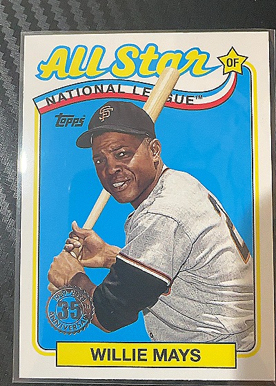 2024 Topps Series 2 1989 All Star #89ASB-4 Willie Mays — front