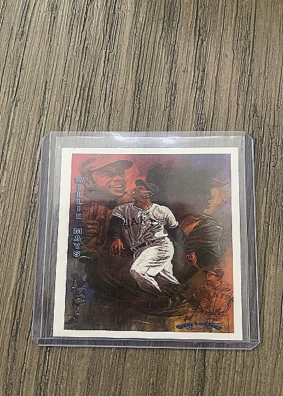 1993 Ted Williams Locklear Collection LC3 Willie Mays — front
