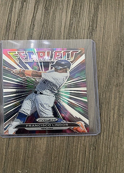 2022 Panini Prizm Fearless #FL-13 Francisco Lindor — front