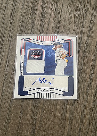 2024 Panini Stars and Stripes 18U Team Autographs Manny Marin Auto Jersey — front