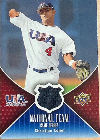2009 Upper Deck USA National Team Jerseys Christian Colon #USA-CC — front