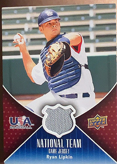 2009 Upper Deck USA Baseball National Team Ryan Lipkin #USA-RL — front