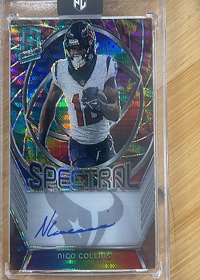 2024 Panini Spectra Spectral Signatures Celestial Nico Collins #SS-NCS — front