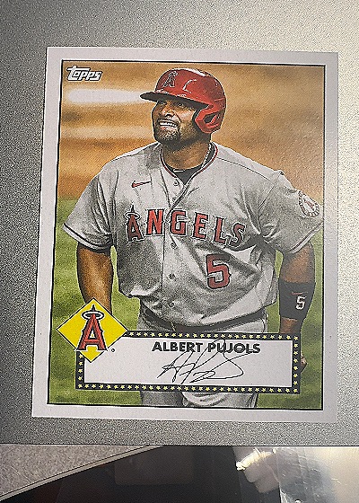 2021 Topps 1952 Redux #T52-34 Albert Pujols — front