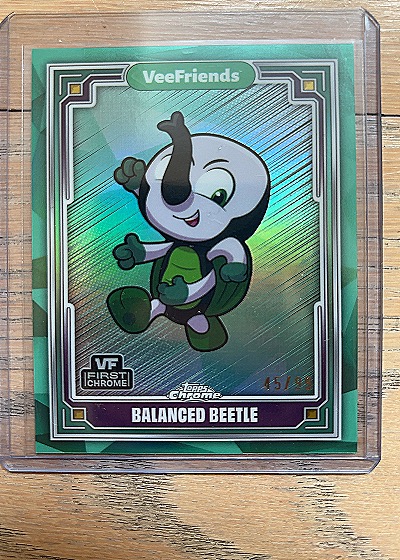 2025 Topps Chrome VeeFriends #23 Balanced Beetle — front