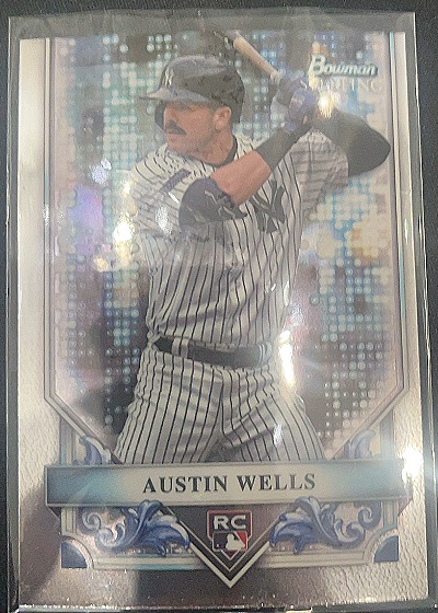 2024 Bowman Sterling #BSR-49 Austin Wells Rookie Card — front