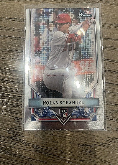 2024 Bowman Sterling Nolan Schanuel Rookie Card — front