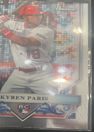 2024 Bowman Sterling Kyren Paris Rookie Card — front