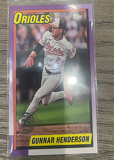 2025 Topps 1990 Topps 35th Anniversary #T90-32 Gunnar Henderson — front