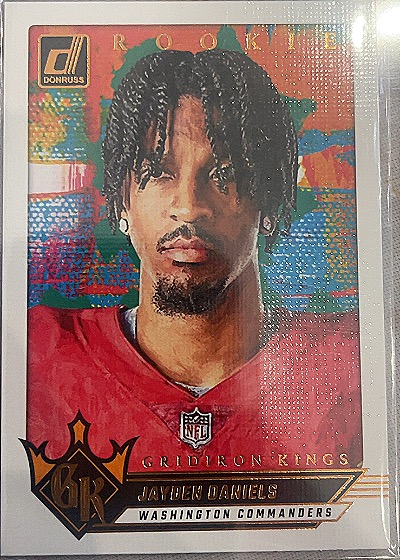 2024 Donruss #1 Jayden Daniels Rookie Gridiron Kings — front
