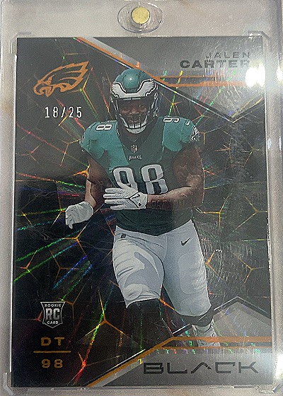 2023 Panini Black #98 Jalen Carter — front