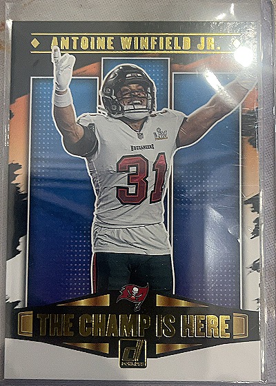 2021 Donruss #CIH-13 Antoine Winfield Jr. The Champ Is Here — front