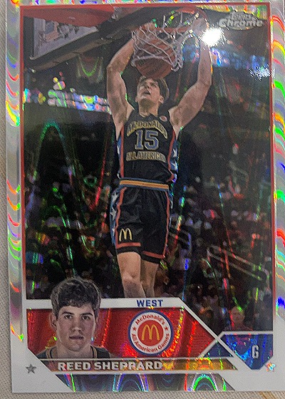 2023 Topps Chrome McDonald's All American #22 Reed Sheppard — front