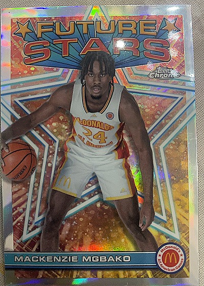 2023 Topps Chrome McDonald's All American #FS-4 Mackenzie Mgbako Future Stars — front