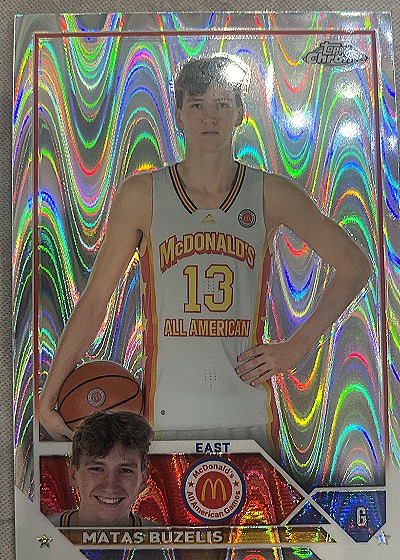 2023 Topps Chrome McDonald's All American #51 Matas Buzelis — front