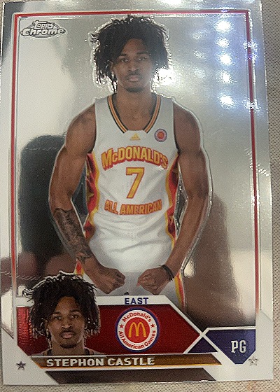2023 Topps Chrome McDonald's All American #52 Stephon Castle — front