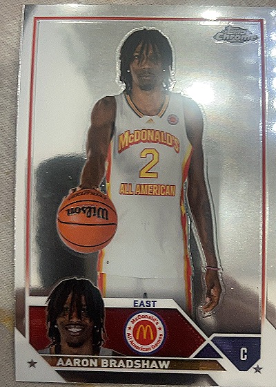 2023 Topps Chrome McDonald's All American #50 Aaron Bradshaw — front