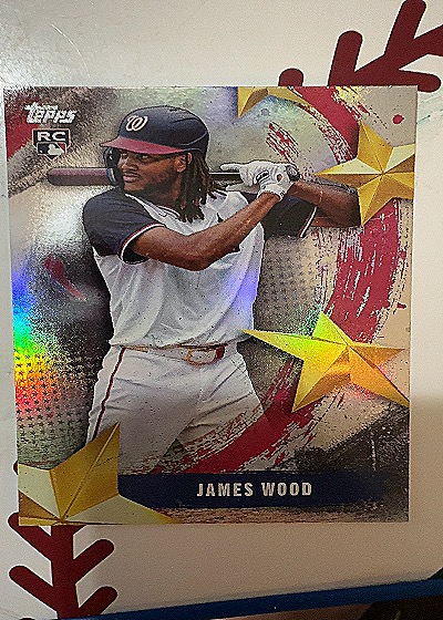 2025 Topps Series 1 Stars of MLB #SMLB-18 James Wood — front