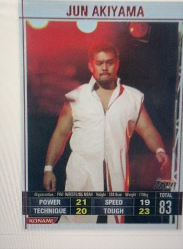 2004 Konami Wrestle Arena Battle Climaxx Jun Akiyama — front