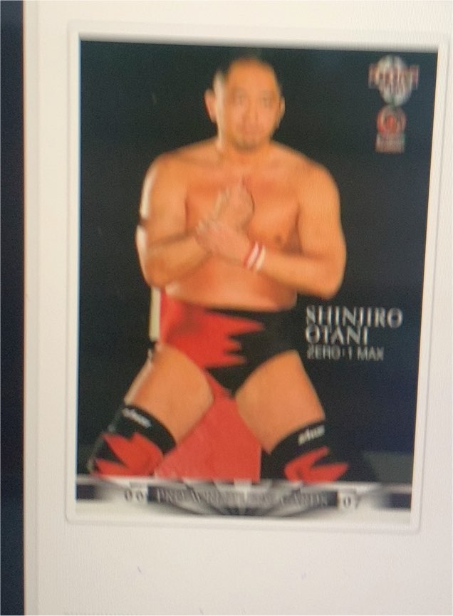 2000 Unknown Wrestling Shinjiro Otani #06 — front
