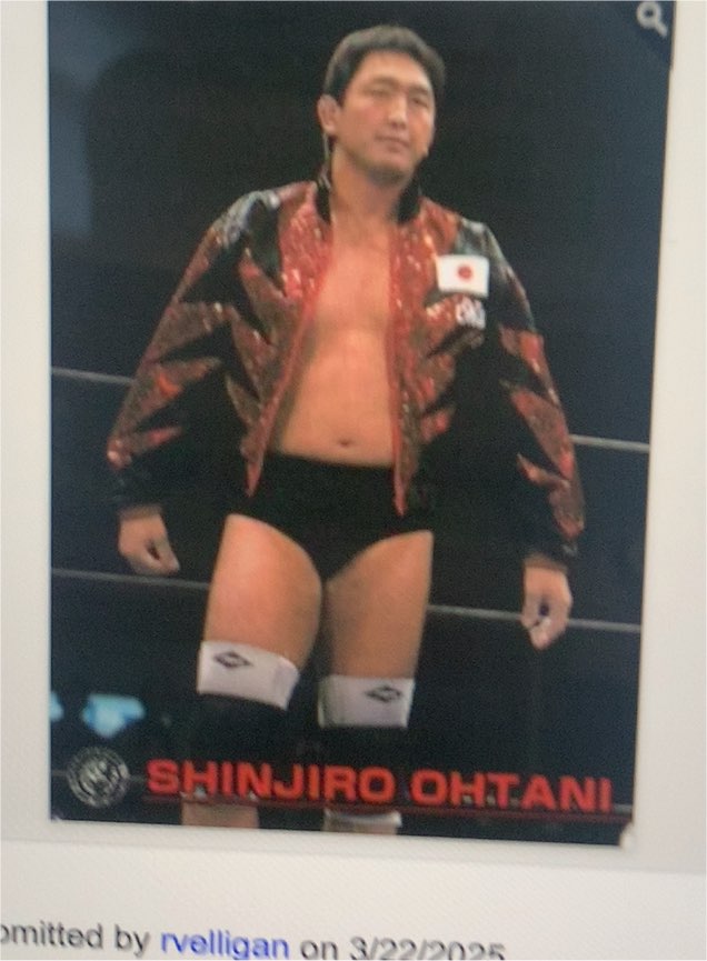 1998 Bandai New Japan Pro Wrestling #21 Shinjiro Ohtani — front