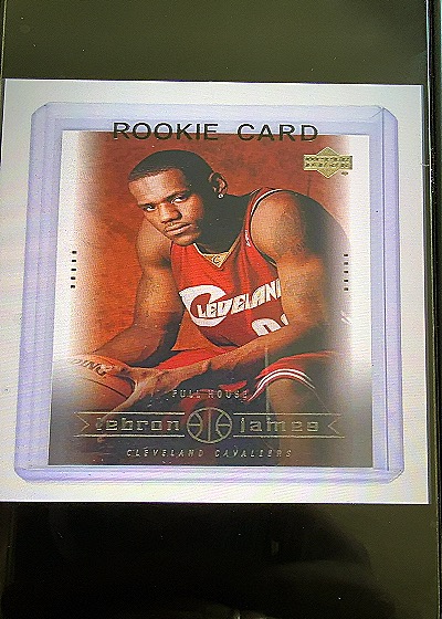 2003 Upper Deck Full House #29 LeBron James Rookie Card — front