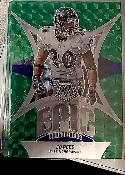 2024 Panini Mosaic Epic Performers #EP-ER Ed Reed — front
