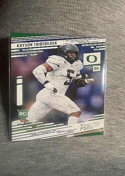 2022 Panini Chronicles Prestige Draft Picks #2 Kayvon Thibodeaux RC Oregon — front