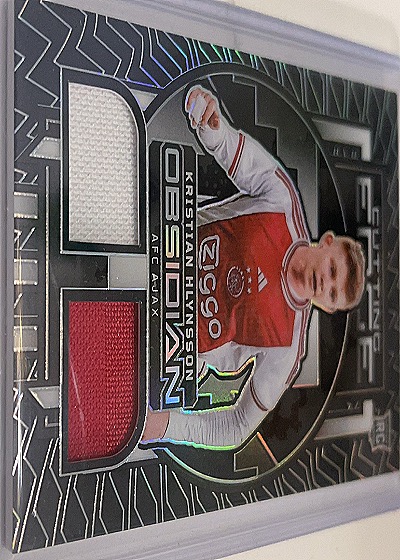 2022 Panini Obsidian Cutting Edge Dual Patch Kristian Nissen — front