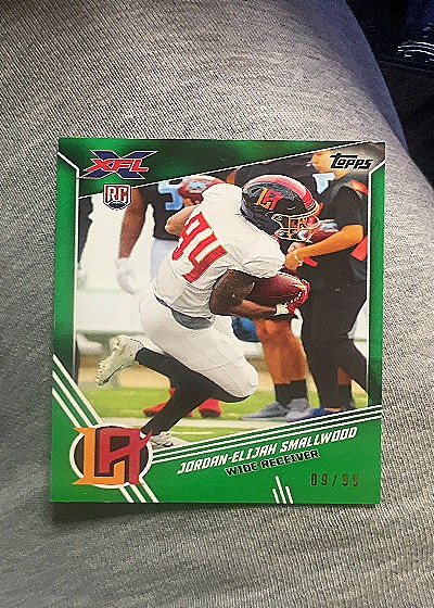 2023 Topps XFL Jordan-Elijah Smallwood #09/99 — front