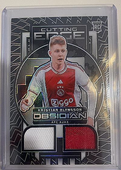 2023-24 Panini Obsidian Cutting Edge Kristian Hlynsson — front